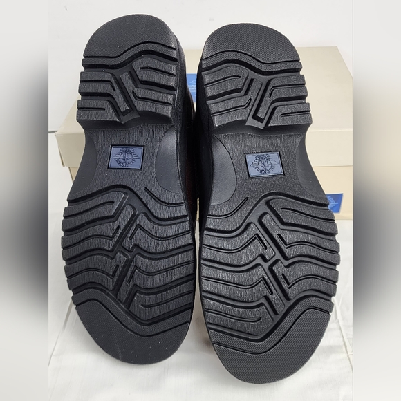 💪 NIB MEN'S DOCKERS DANBURY DARK TAN LEATHER SHOES - SIZE 9M -90-6682 💪 - Picture 8 of 11